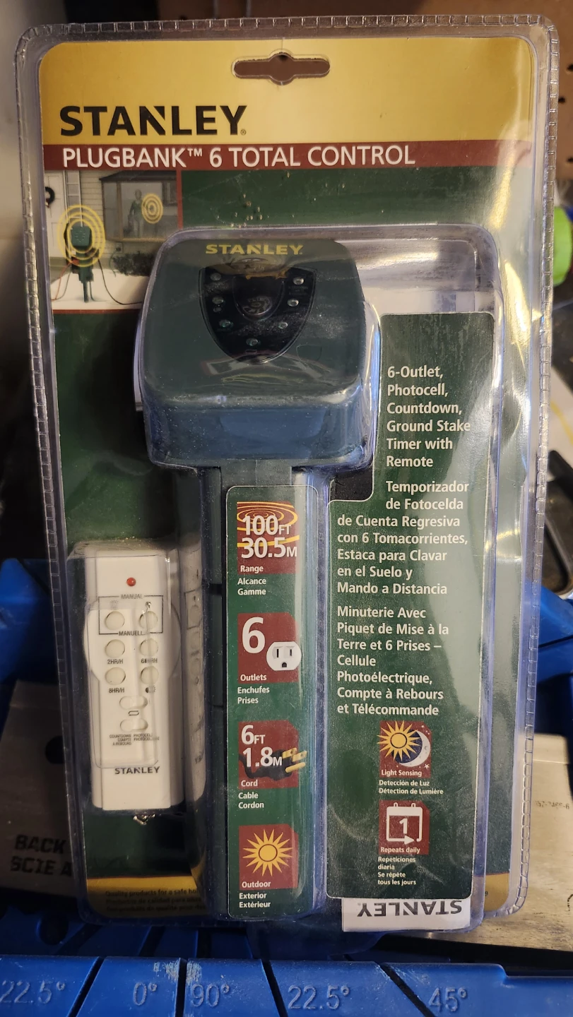 Stanley Plugbank 6 Total Control Outdoor Timer with Remote