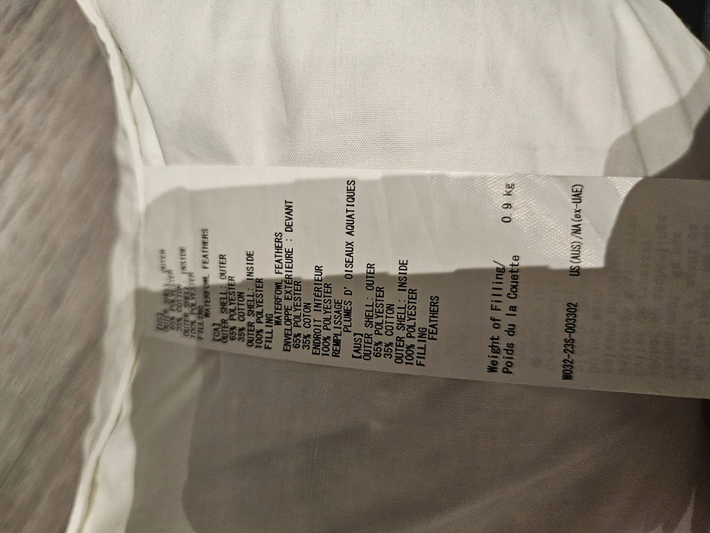 🌱Muji Waterfowl Feather Pillow - photo 2
