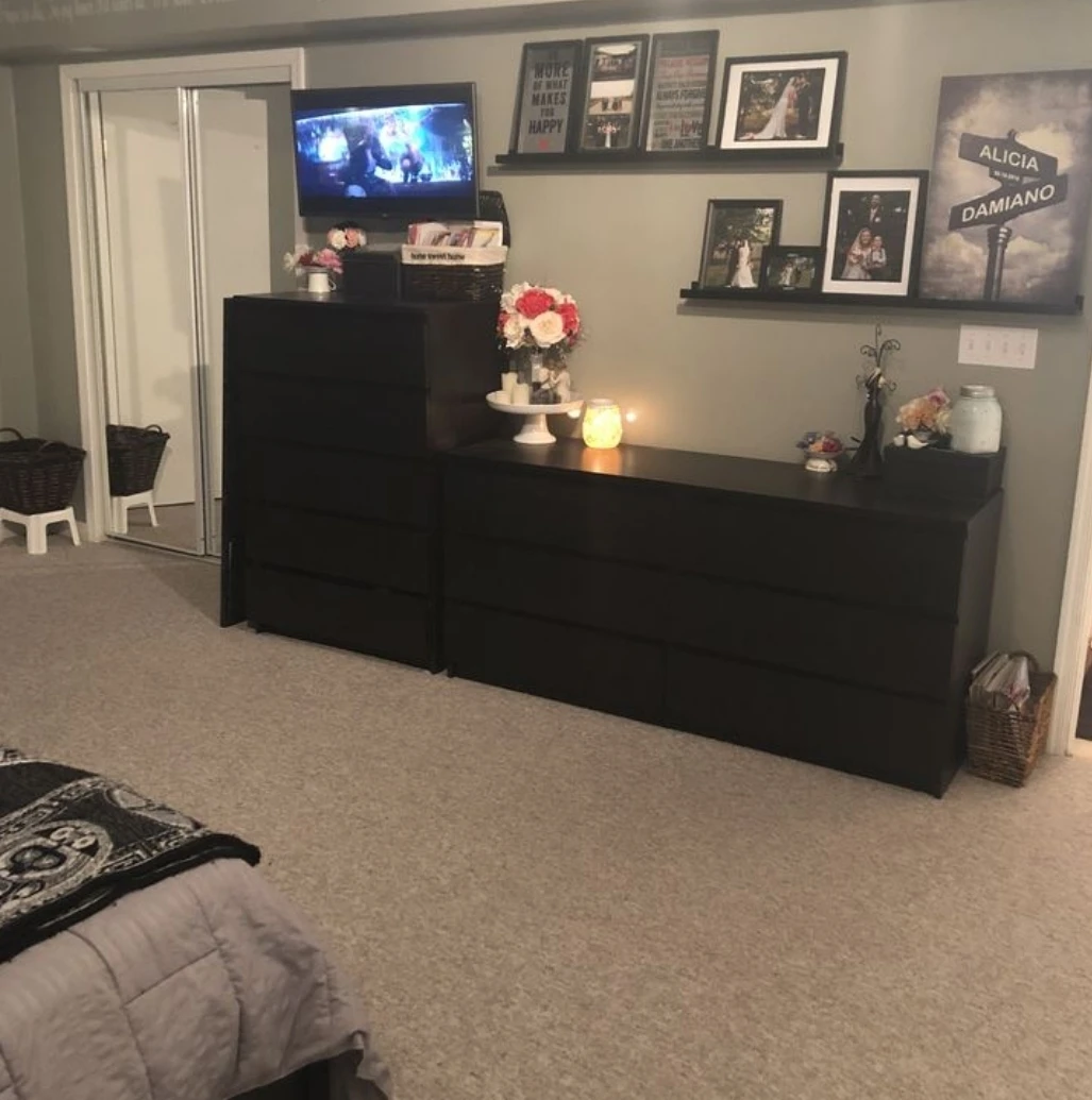 2 ikea malm dressers