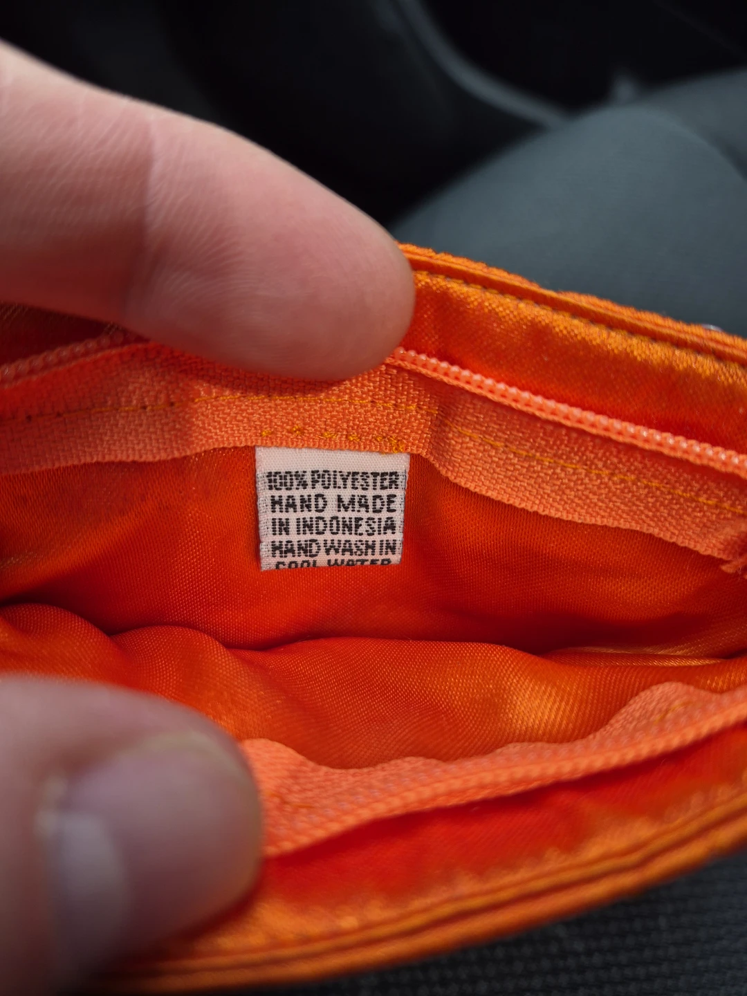 Orange Beaded and Sequined Clutch Pouch - photo 4