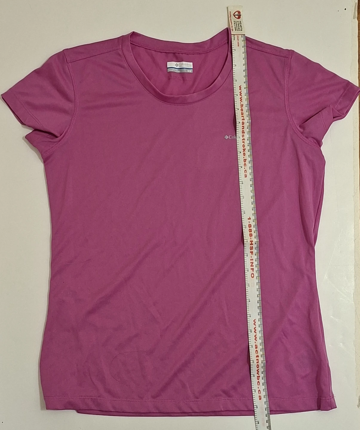 Columbia Women's Short Sleeve T-Shirt - Pink - M - photo 3
