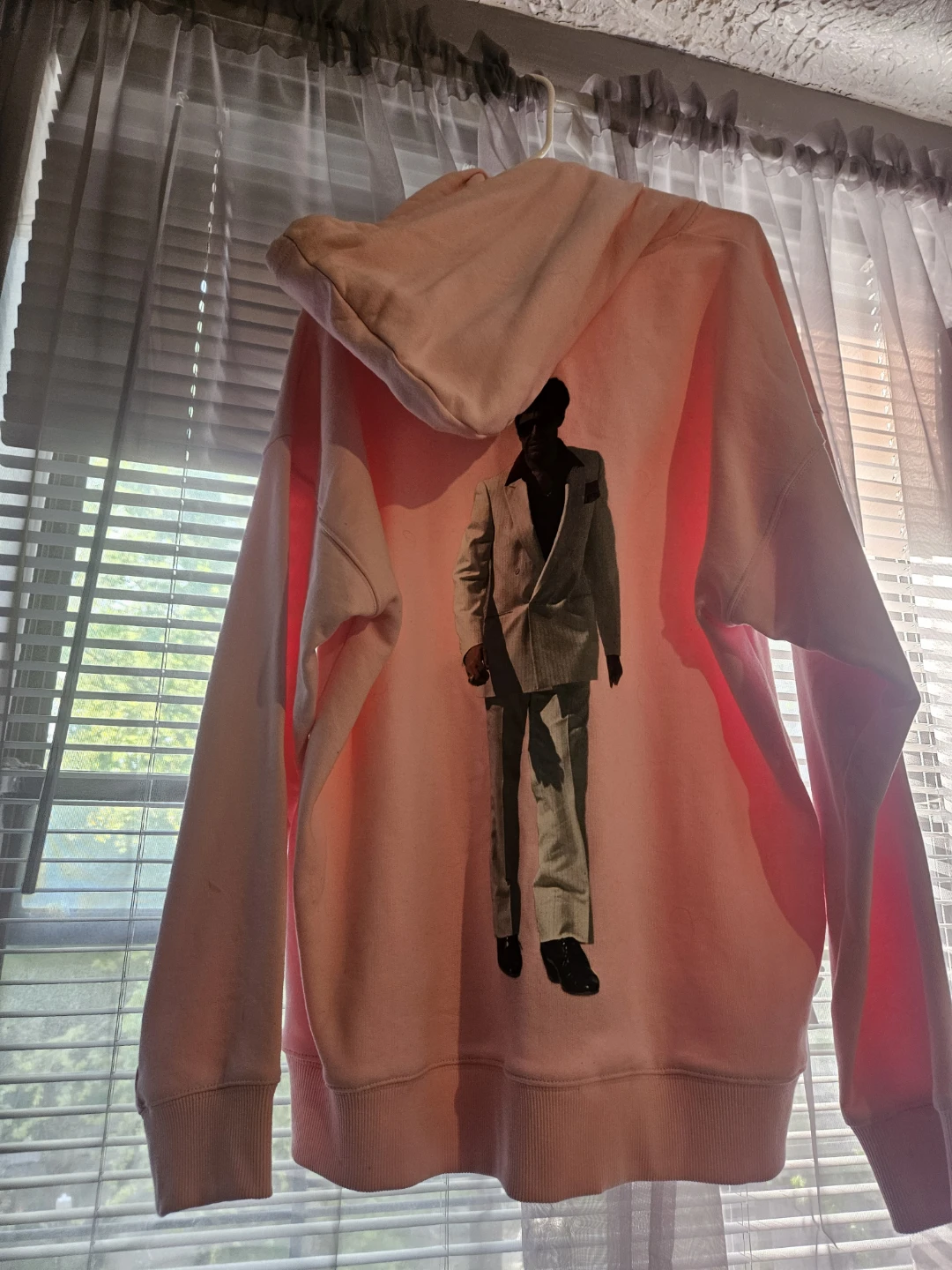 Pink Scarface Tony Montana Graphic Hoodie - photo 2