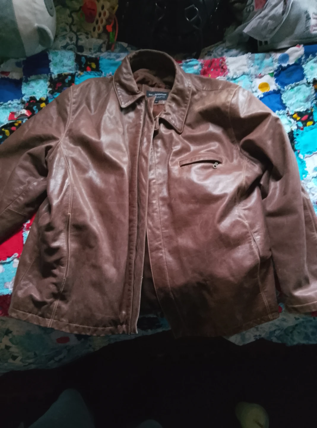Bod & Christensen Brown Leather Jacket