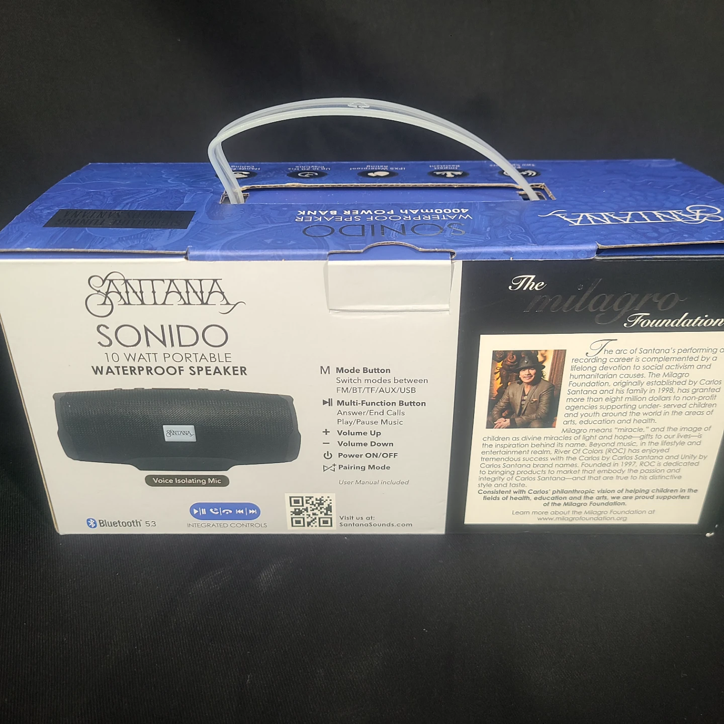 Santana SONIDO Waterproof Bluetooth Speaker 4000mAh Power Bank - photo 5
