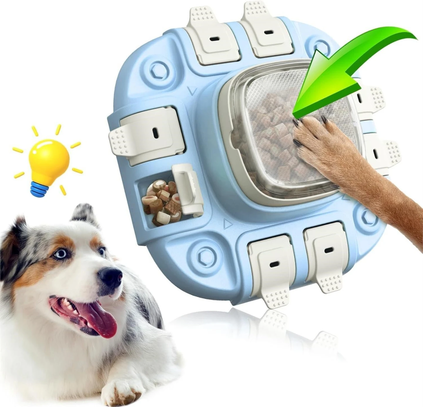 Blue Dog Puzzle Feeder Toy - photo 2