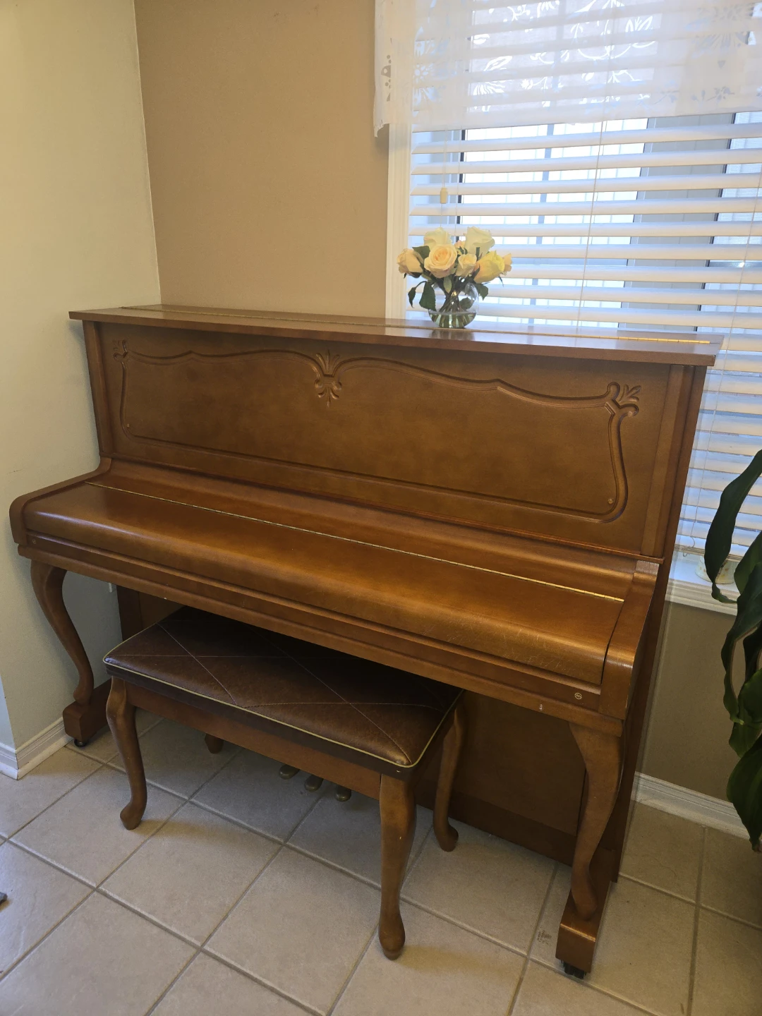 Young Chang Upright Piano with Bench - photo 2