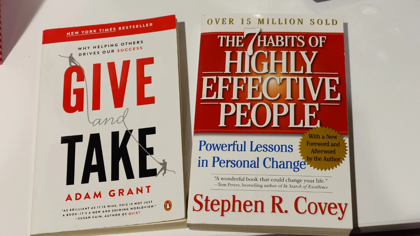 FREE BOOKS! Give and Take & 7 Habits of Highly Effective People