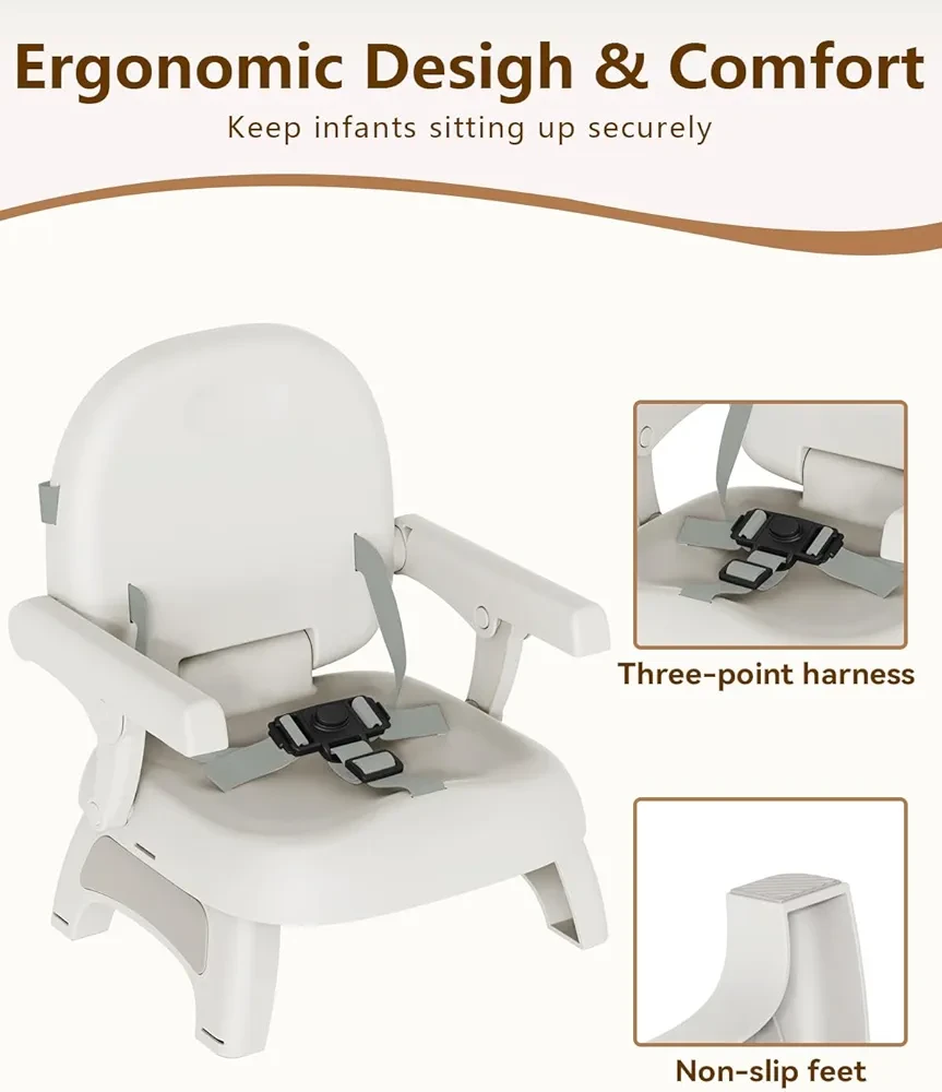 New 3 Modes Baby Booster Seat with Adjustable Tray - photo 4