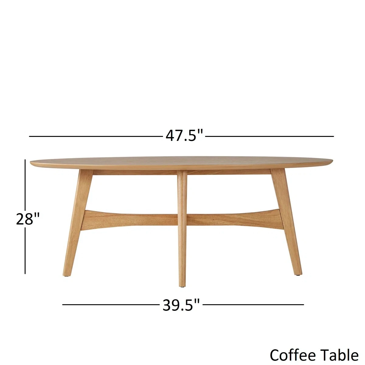 Brand New - Modern Oval Coffee Table - photo 4