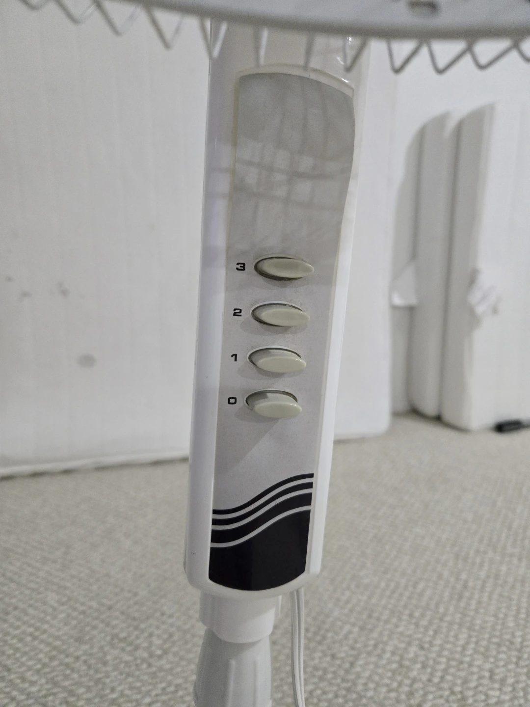White Pedestal Fan - photo 2