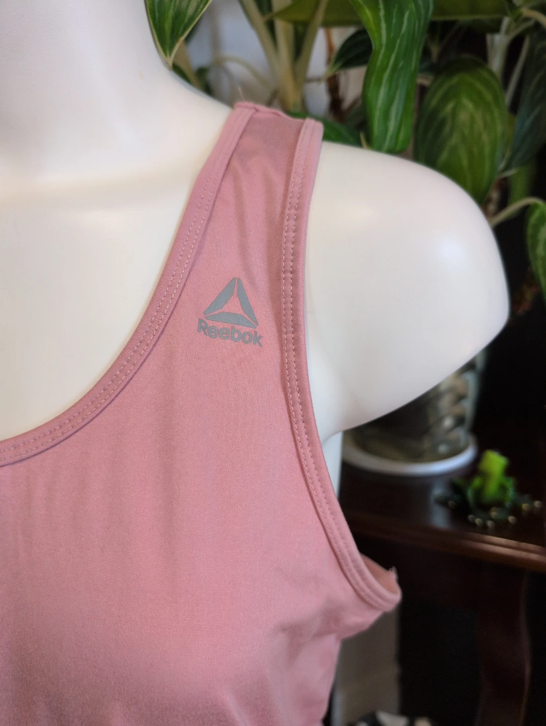 Reebok Pink Racerback Tank Top - Size L - photo 2