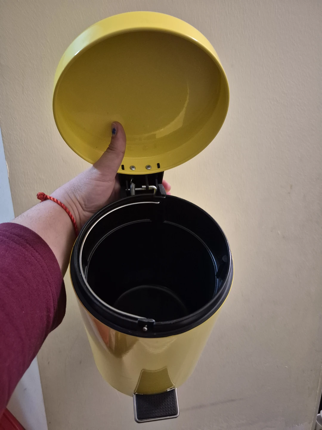 Yellow Step Trash Can - photo 3