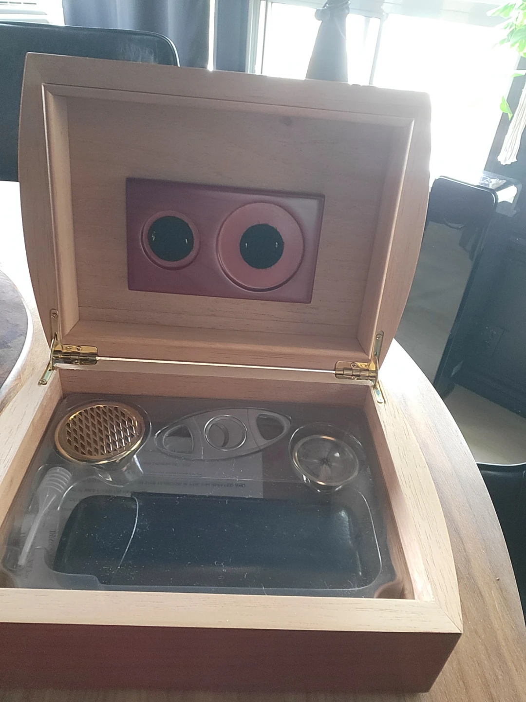 Cigar Humidor Box with Accessories