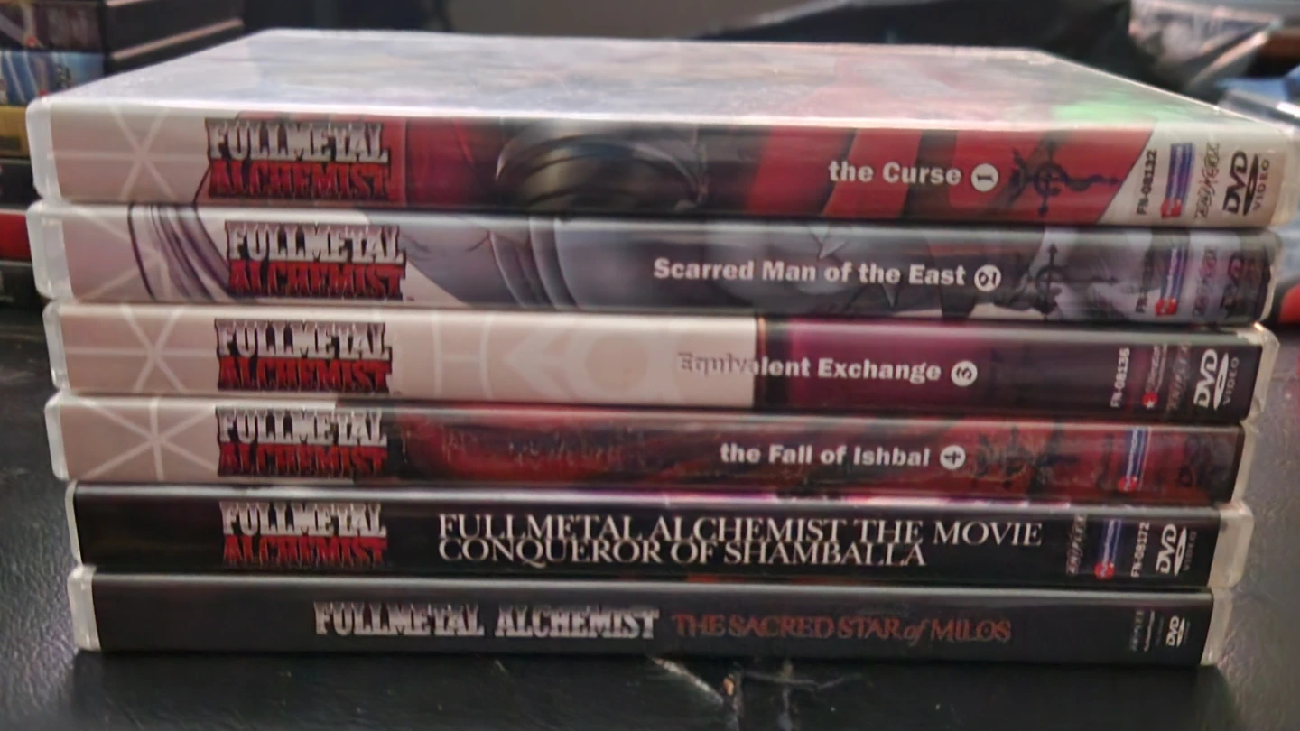 Fullmetal Alchemist Vol. 1–4 + Movies DVD Lot 🌱