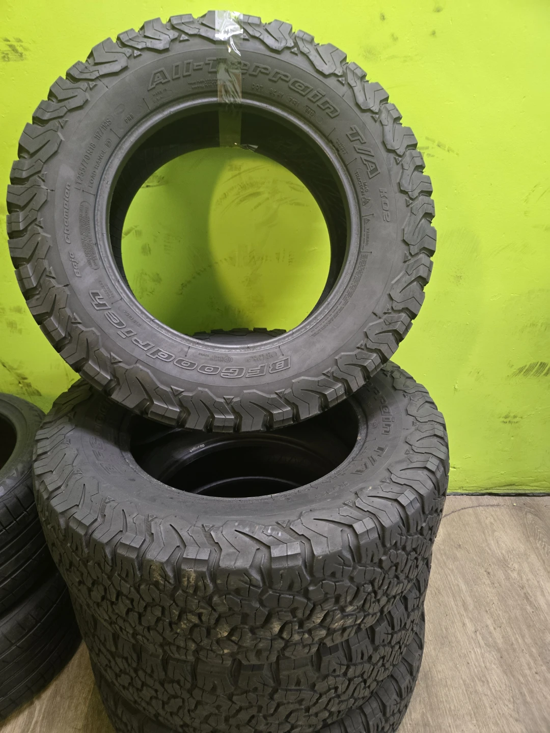 4 BFGoodrich All-Terrain T/A KO2 Tires - LT255/70R18