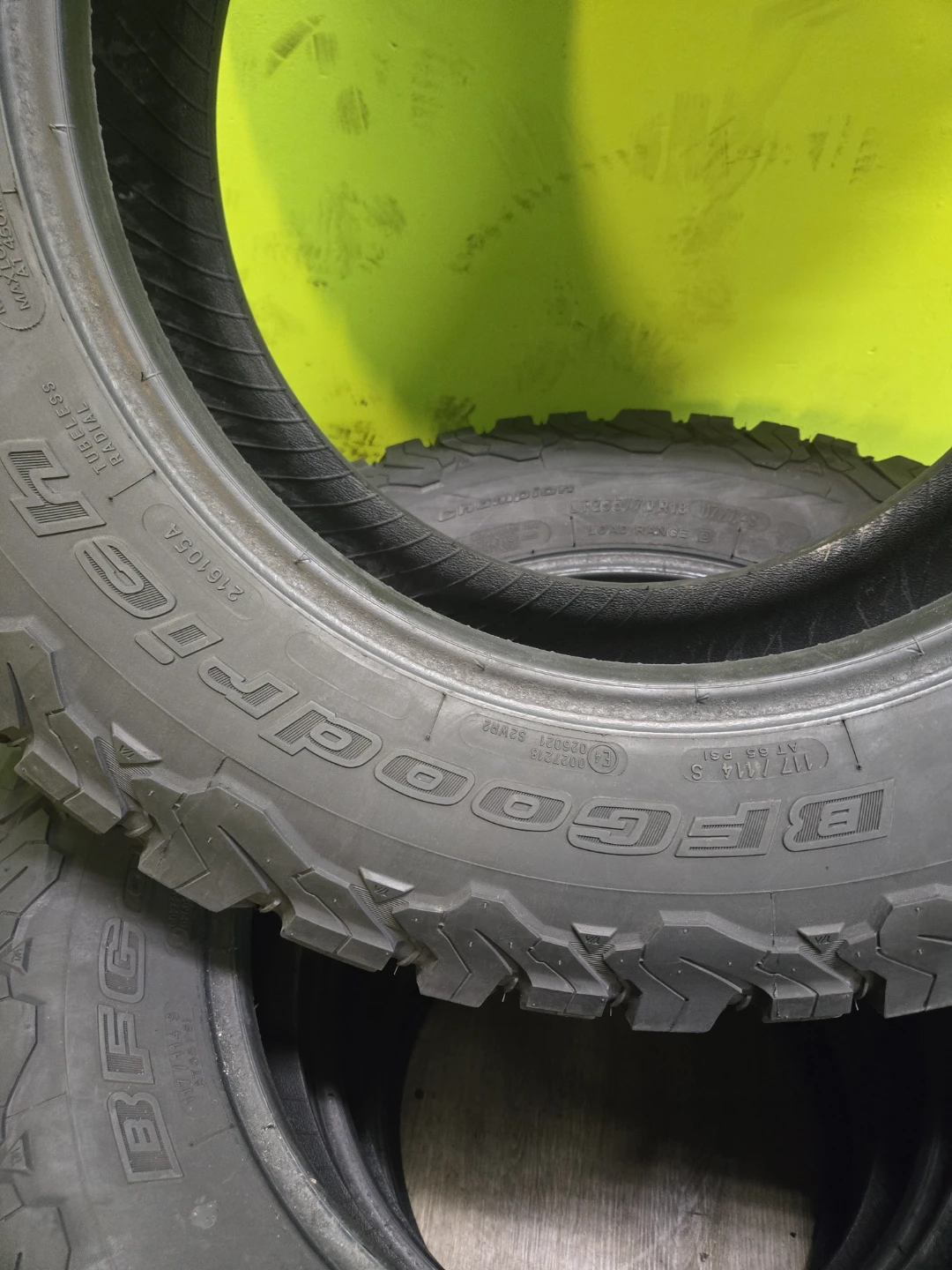 4 BFGoodrich All-Terrain T/A KO2 Tires - LT255/70R18 - photo 2