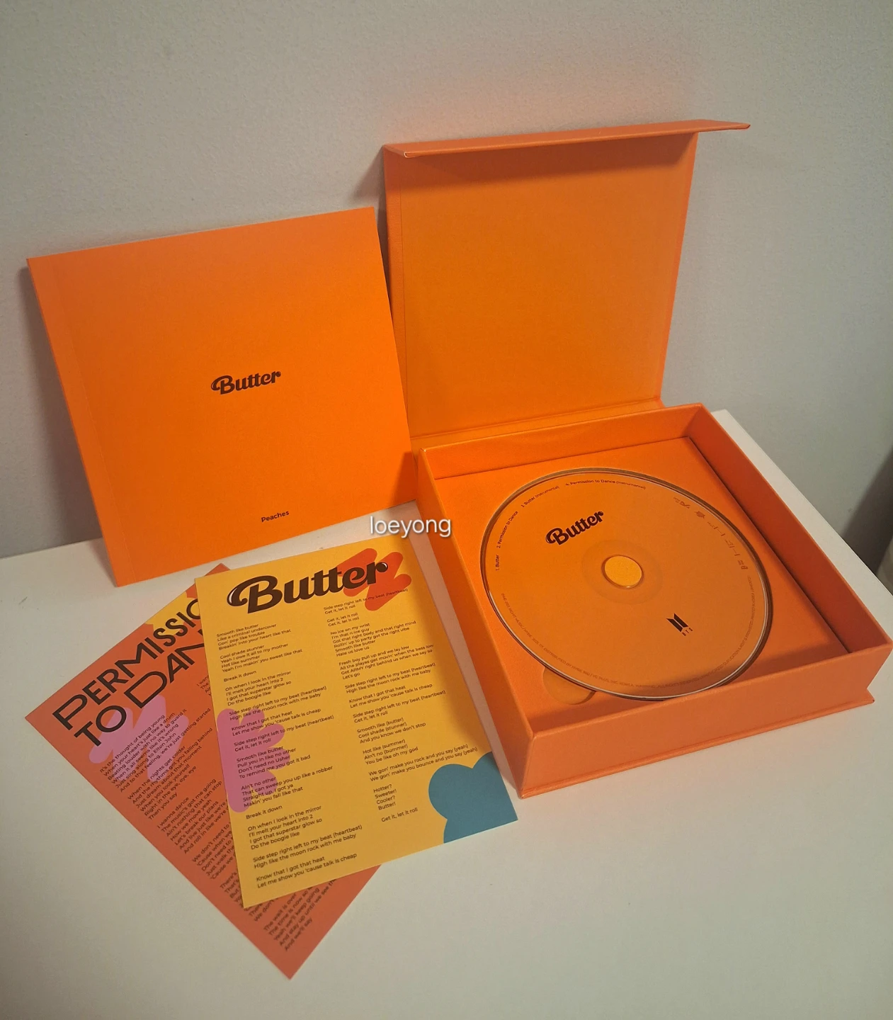 BTS Butter "Peaches" CD Album
