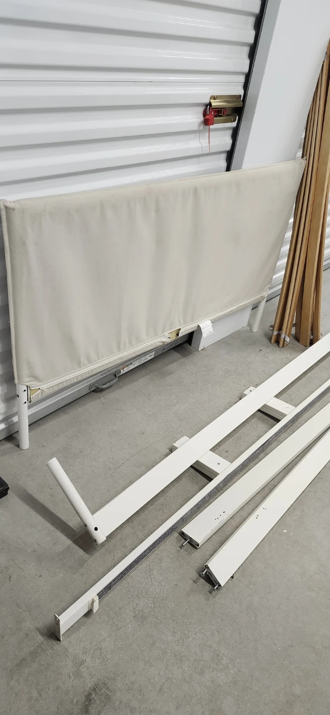 Ikea double size bed frame with slats - photo 3