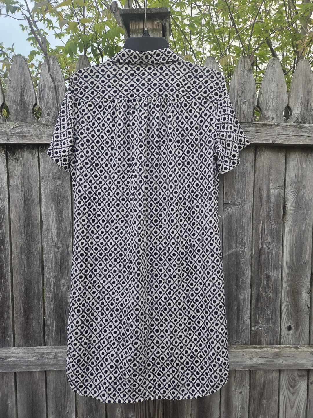 LOFT Women's Patterned Button-Up Shirt Dress Size M - photo 4