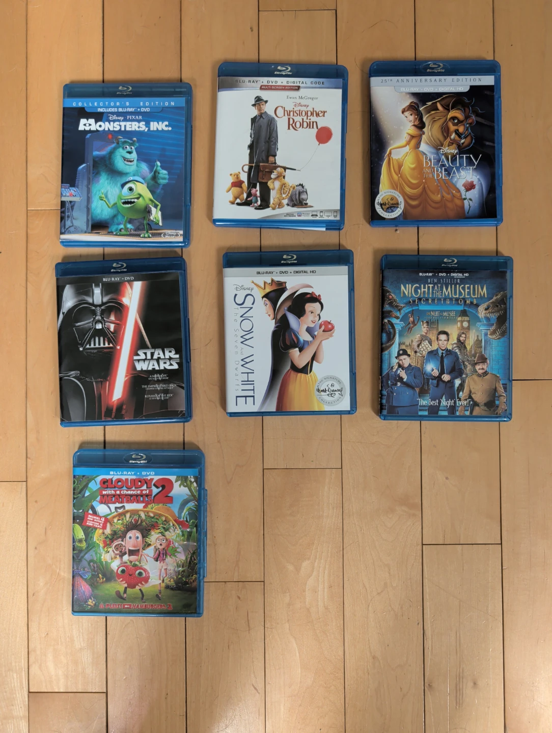 Disney Blu-Ray Movie Collection. Includes BLU RAY DISCS ONLY