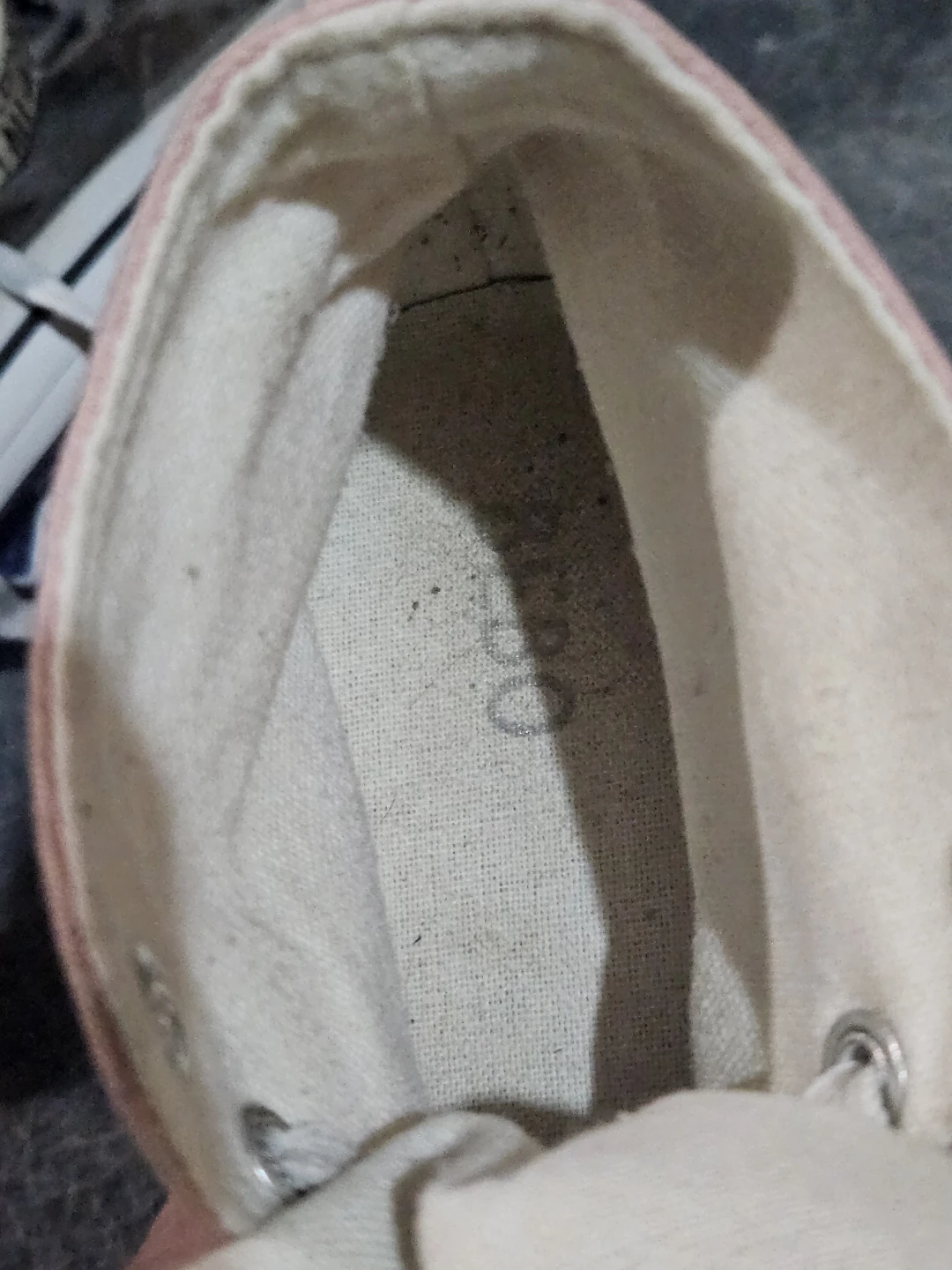 Girls Pink Canvas High-Top Sneakers - photo 5