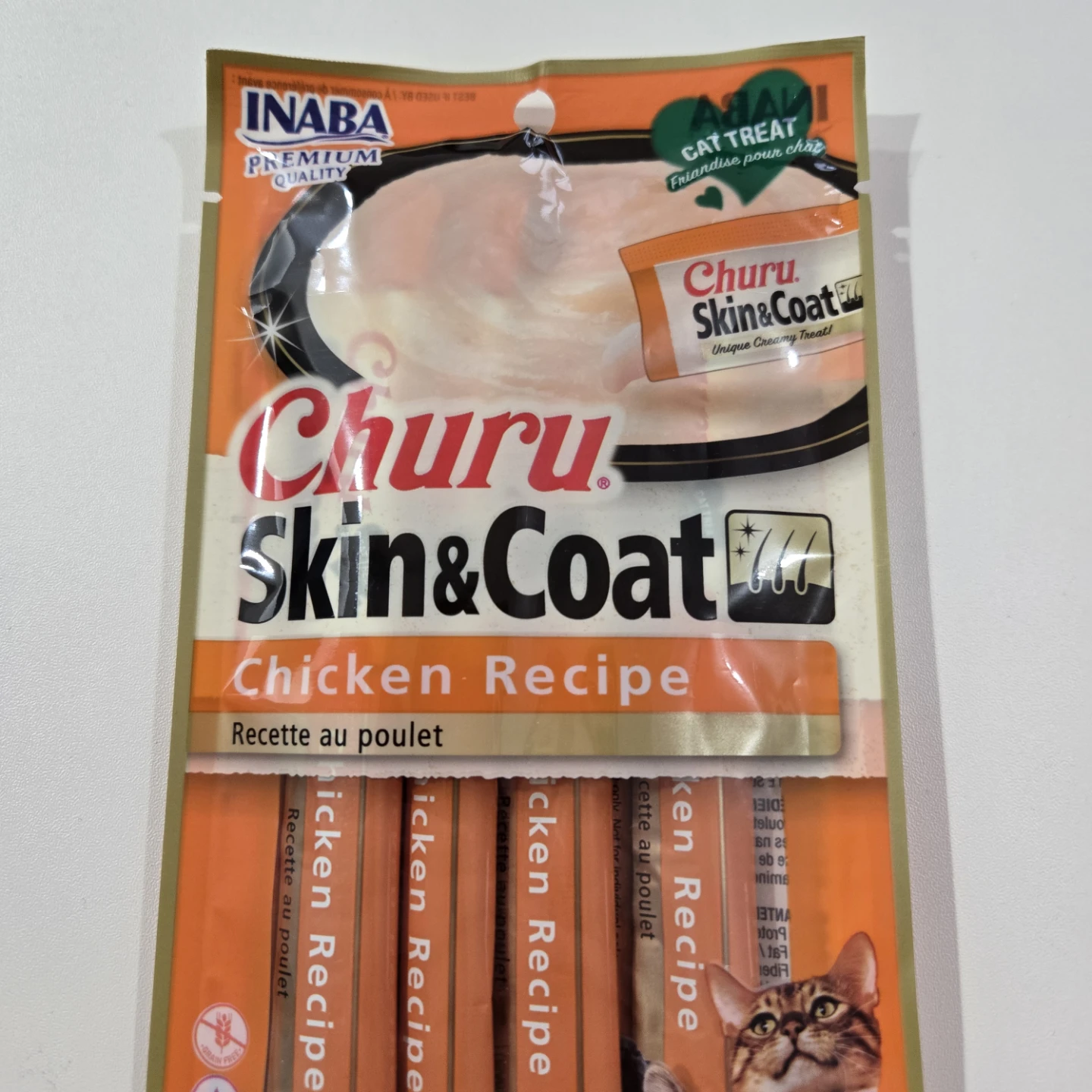 Inaba Churu Skin & Coat Chicken Recipe Cat Treats - photo 2