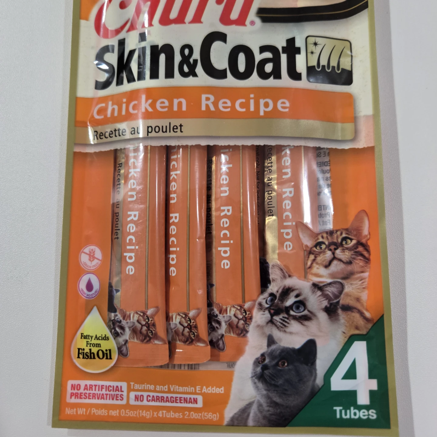 Inaba Churu Skin & Coat Chicken Recipe Cat Treats - photo 3