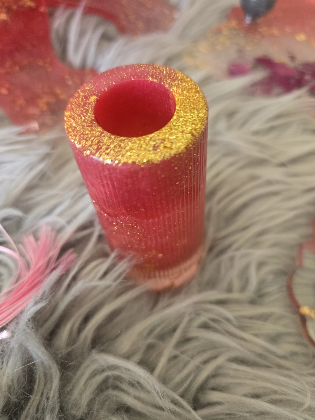 Handmade Resin Decor Set with Dried Flowers - photo 4