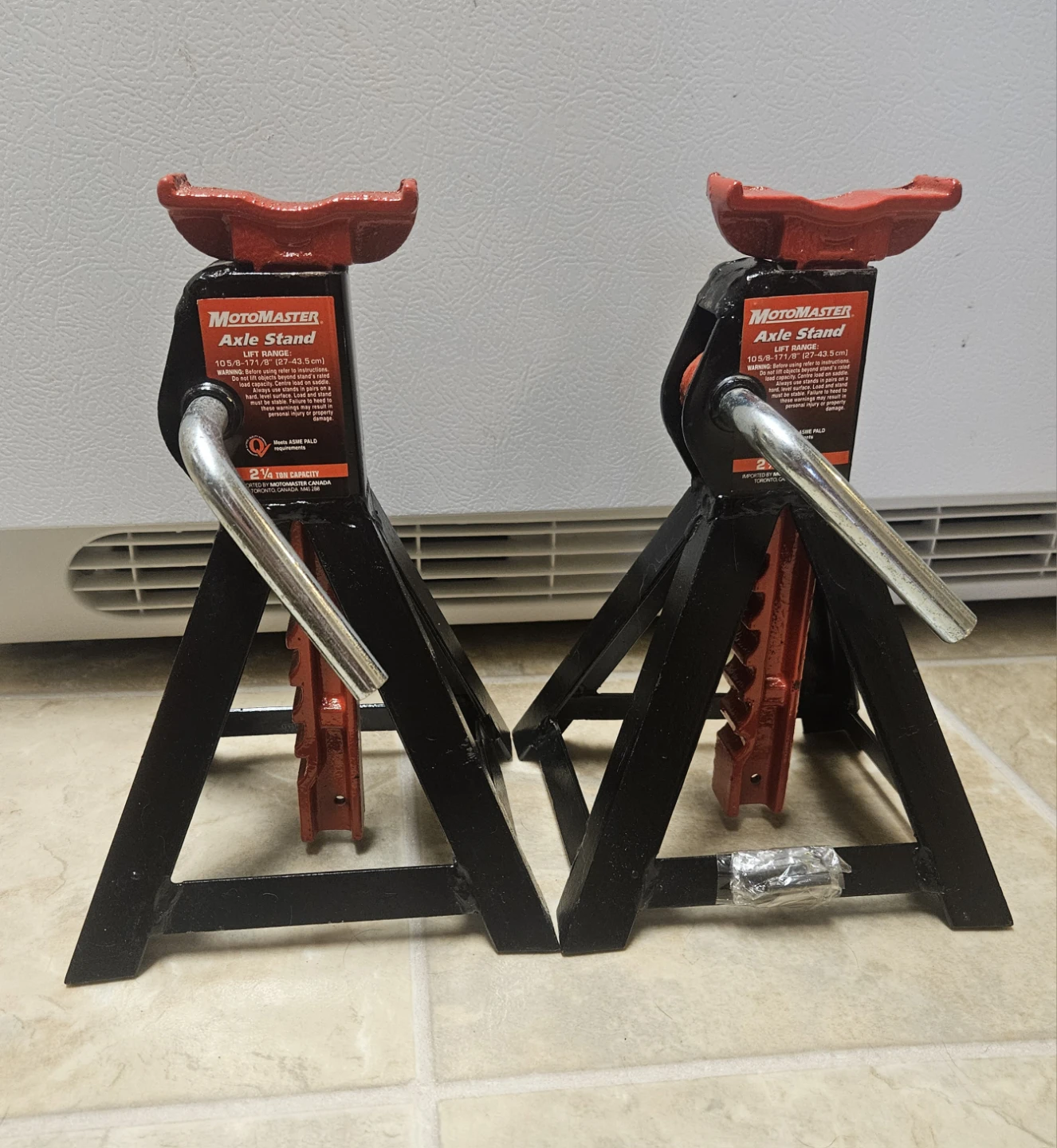 MotoMaster 2 Ton Axle Stands (Pair)