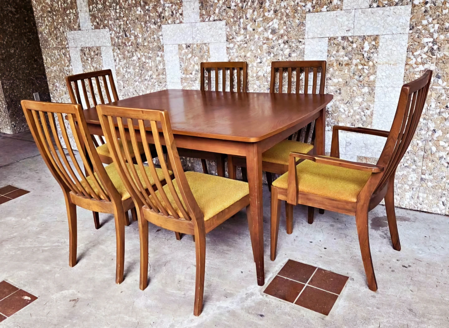 MCM Solid Walnut Dining Set (Price For Set) - photo 3