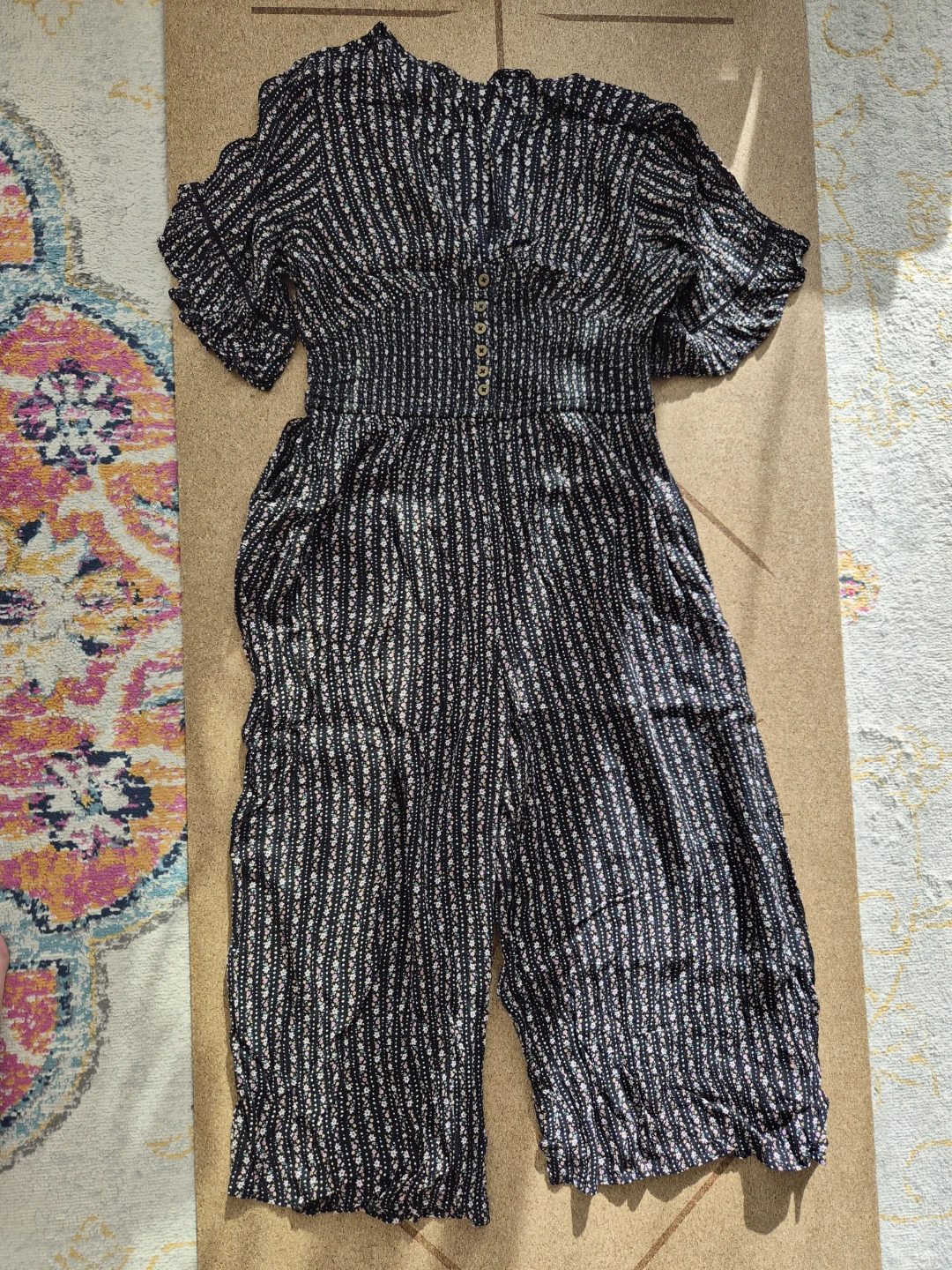 Women's Floral Print Jumpsuit