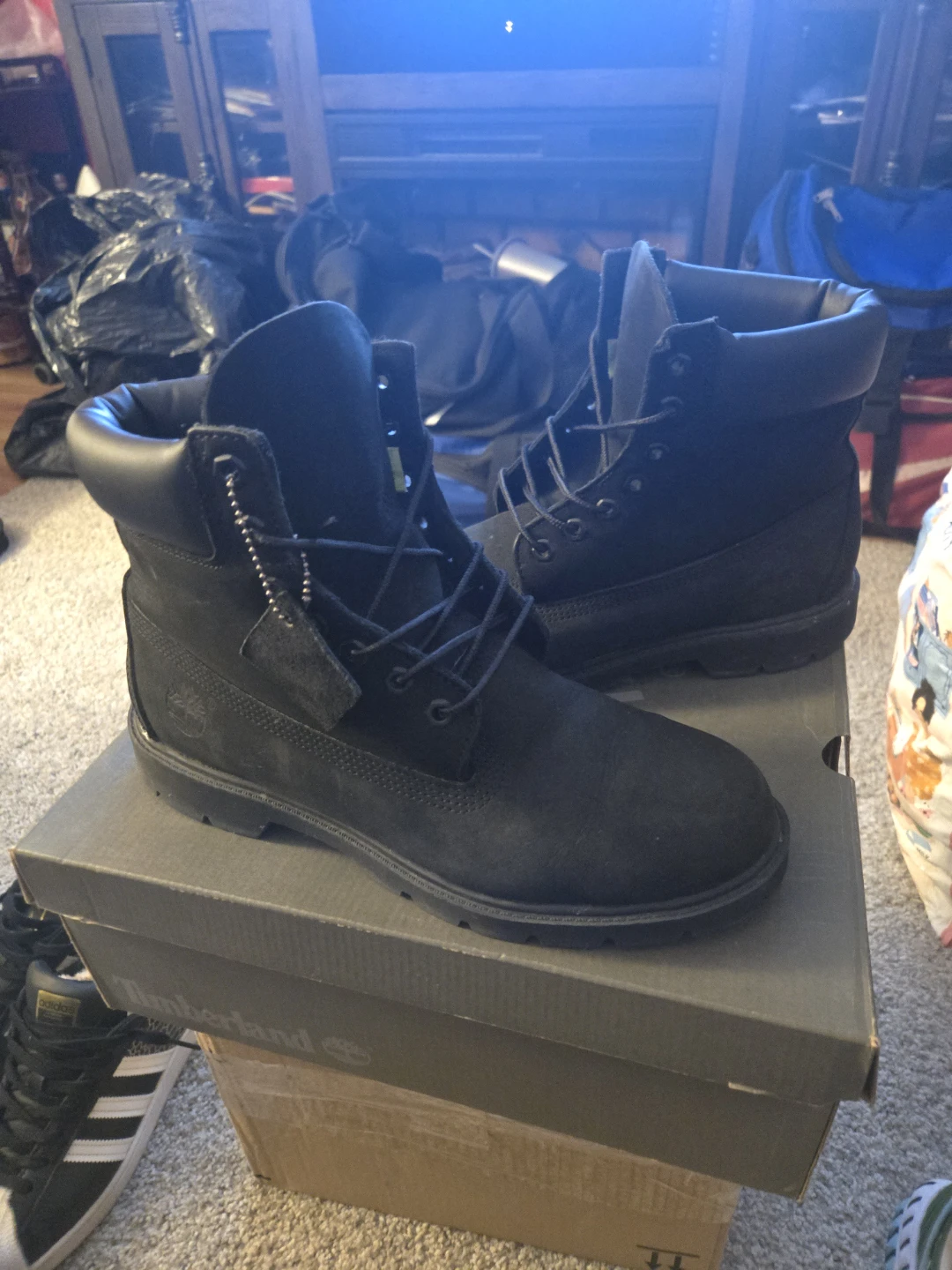 Timberland Black Suede Boots