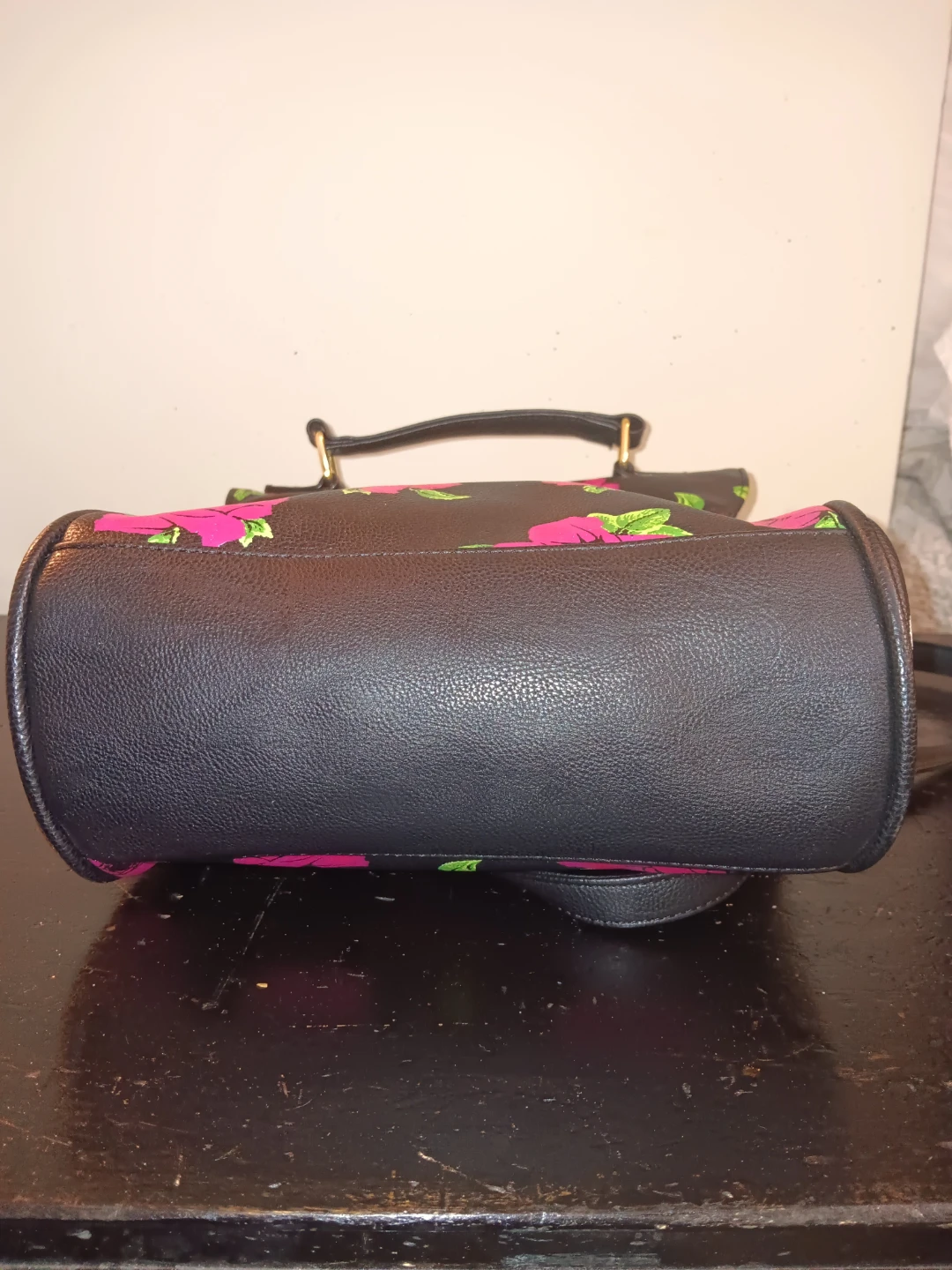 Betsey Johnson Rose Print Satchel Purse - photo 3