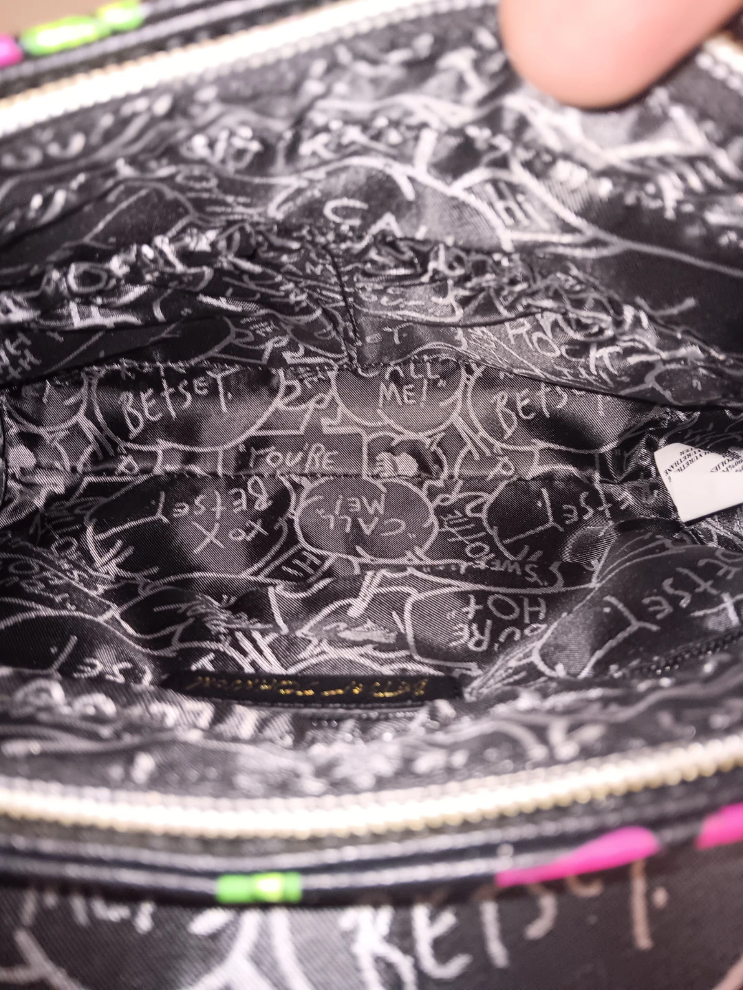 Betsey Johnson Rose Print Satchel Purse - photo 5