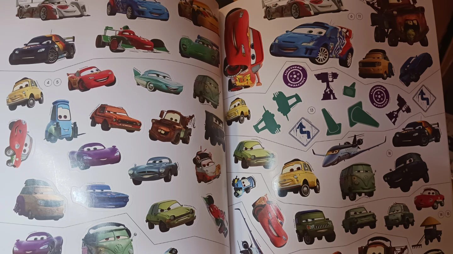 Disney Pixar Cars 2 Sticker Book Treasury - photo 3