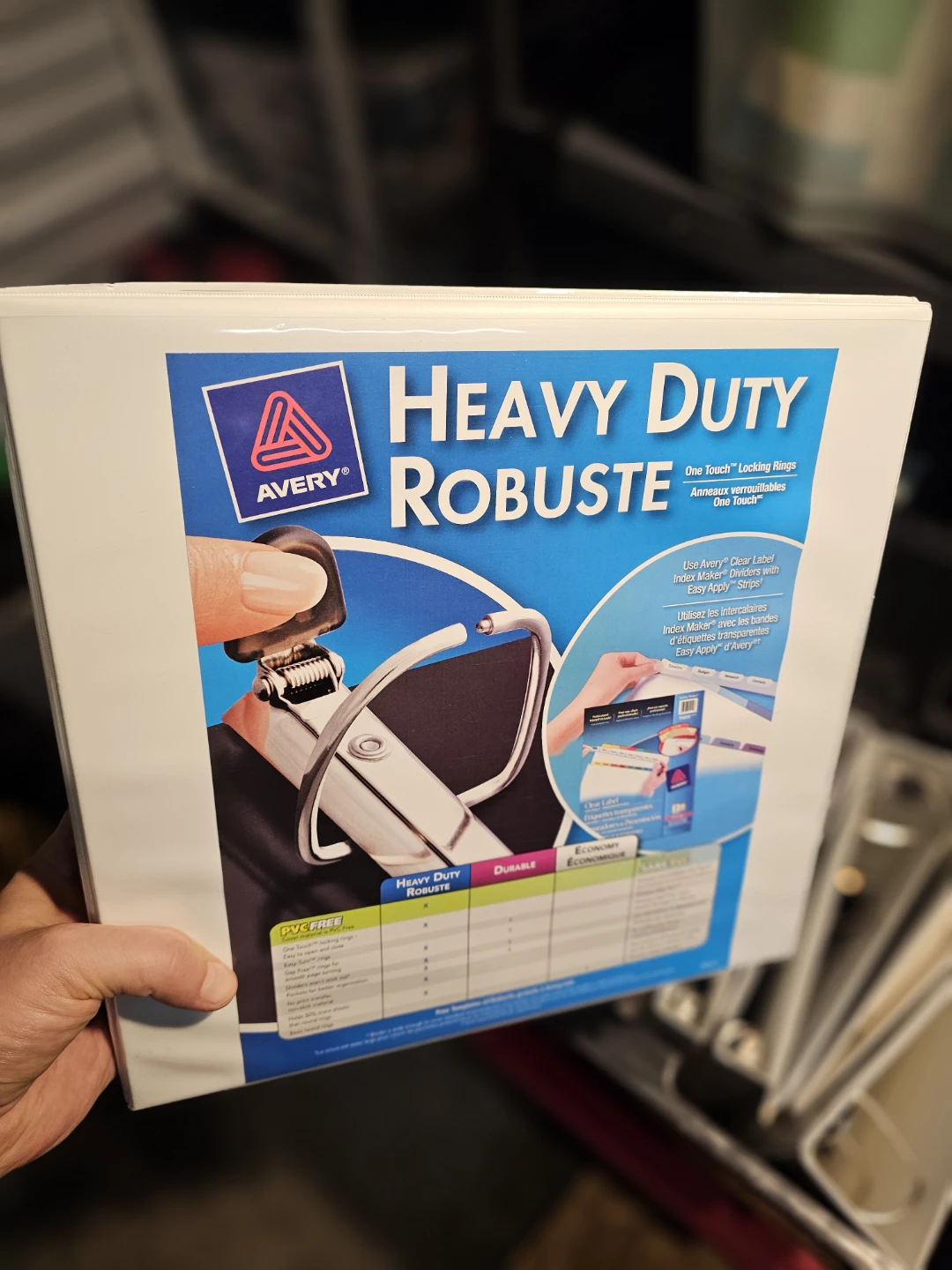 Heavy Duty Files Avery Binders