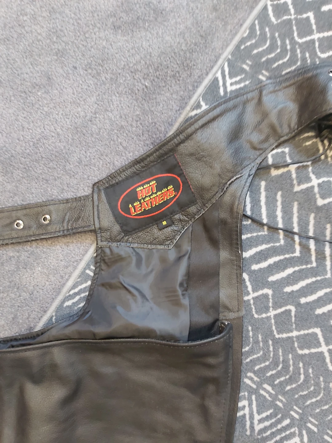 Hot Leathers Leather Motorcycle Chaps Size M - photo 3