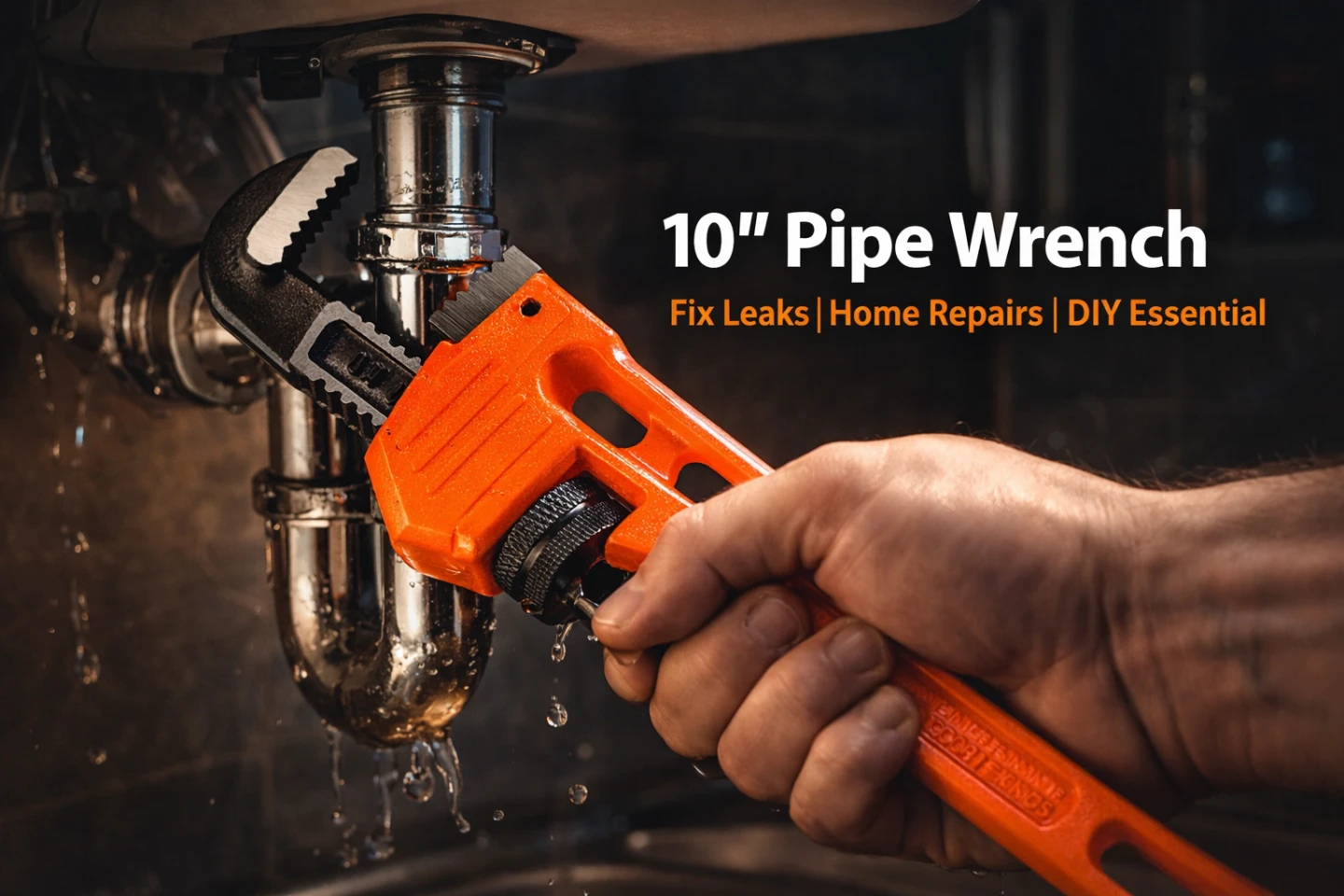 10" Professional Pipe Wrench