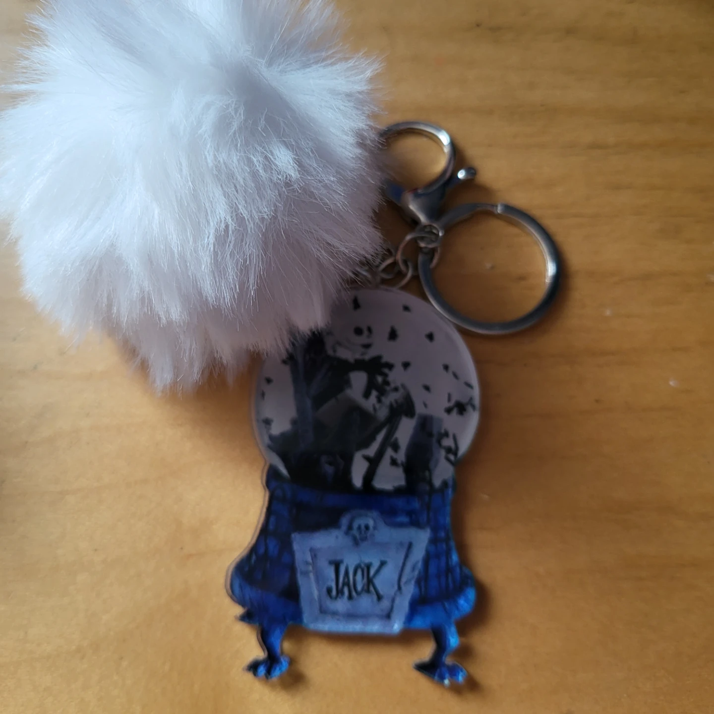 Nightmare Before Christmas Sally & Jack Keychain with Pom Pom - photo 4