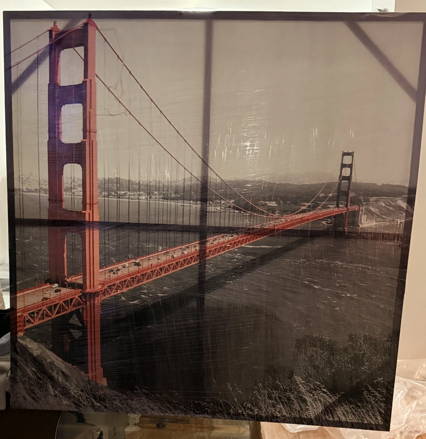 Large Golden Gate Bridge Canvas Wall Art - photo 2