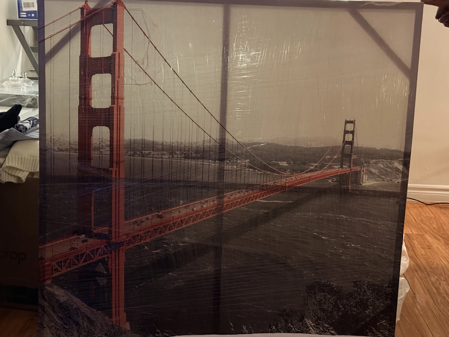 Large Golden Gate Bridge Canvas Wall Art - photo 3