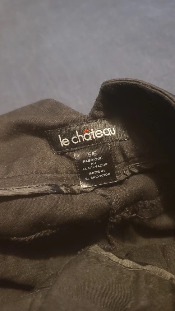 Le Chateau Women's Business Casual Black Capri Trousers Size 5/6 - photo 3