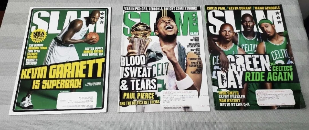 2008 Boston celtics slam championship magazine