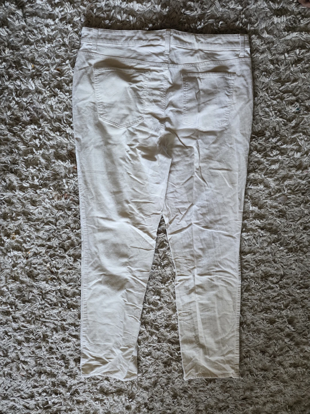 Talbots Women's 14 Corduroy Straight Leg Pants Cream - photo 3
