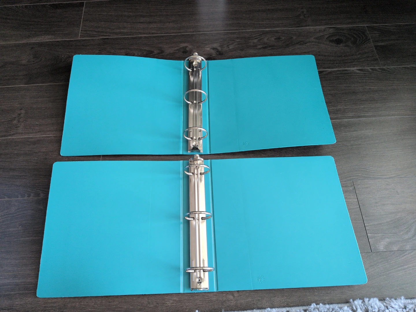Aqua Blue 2-Ring Binder - photo 5