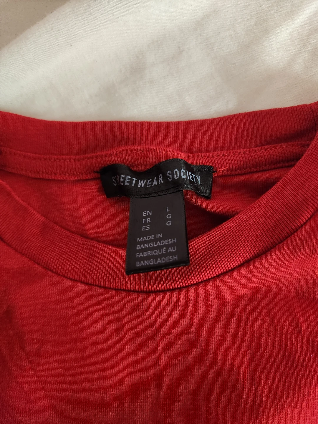 Streetwear Society Red NYC Long Sleeve Top - Size L - photo 2