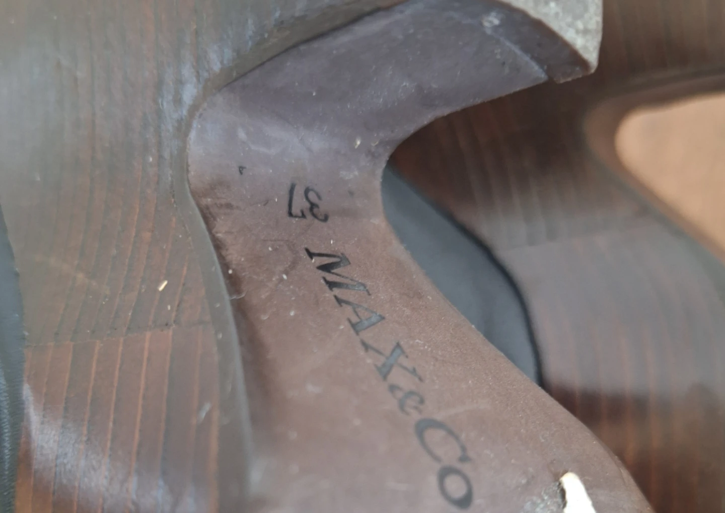MAX&Co. Black Peep-Toe Wedge Slingbacks - photo 4