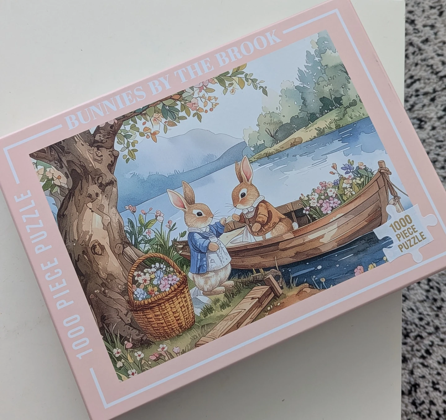 Bunnies by the Brook 1000 Piece Puzzle