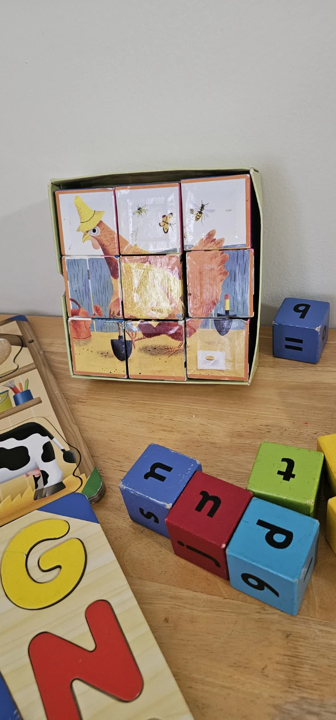 Melissa & Doug Wooden Alphabet and Farm Puzzles - photo 3