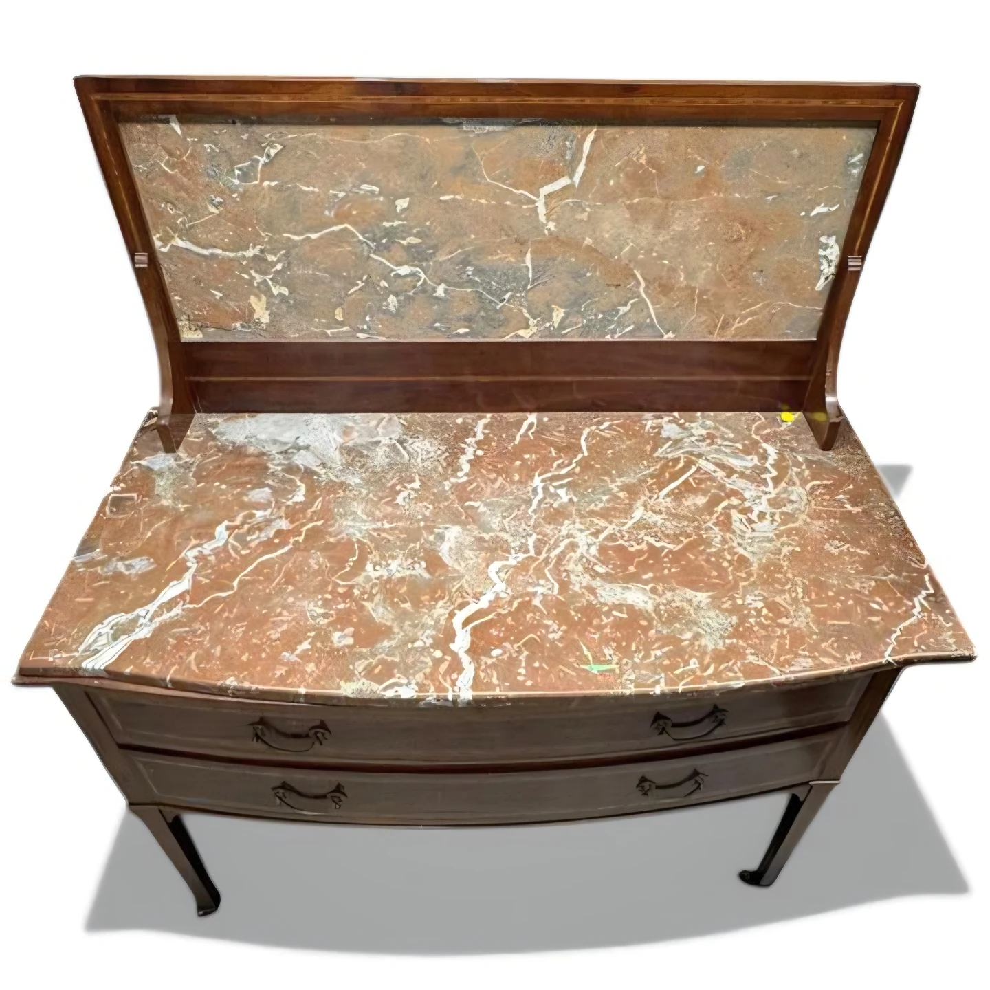 Antique Wooden & Genuine Marble Washstand (Delivery Available) - photo 3
